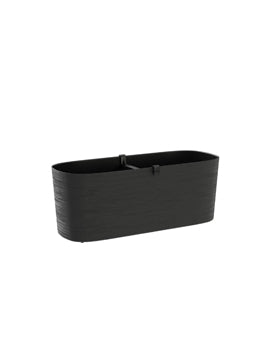 Modernus lovelis "PAROS" 60 black, vidutinio dydžio