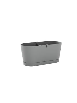 Modernus lovelis "VEGA" 40 fog grey, mažas